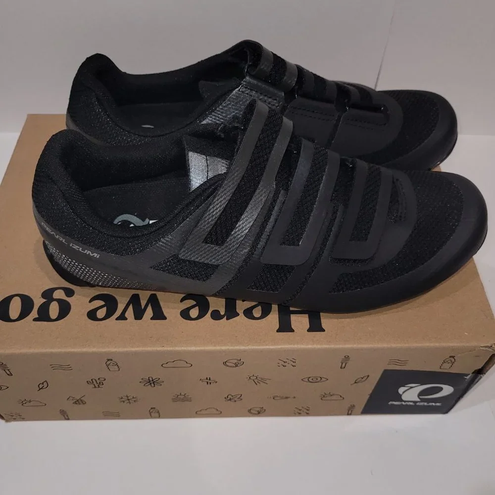 Pearl Izumi Men's Men's Quest Road Shoes Black New 7US /40EU - Picture 6 of 11